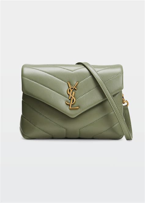 olive green ysl crossbody
